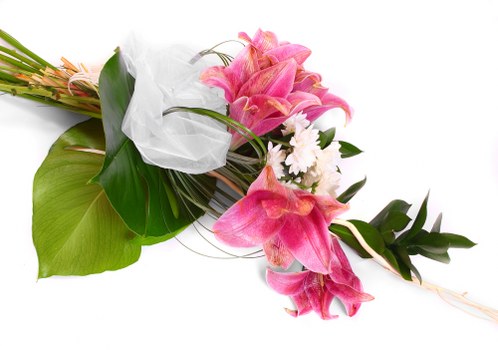 Seasonal flowers displayed during a West Wickham festival